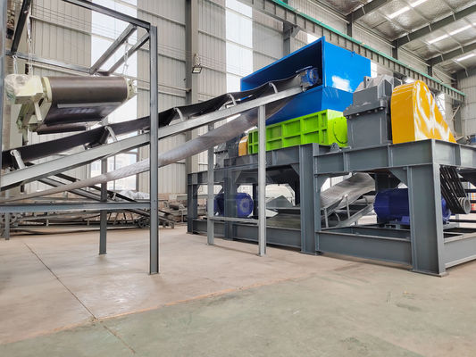 Dubbele schacht ABS plastic autoscherper ideaal voor afval recycling in verschillende industrieën