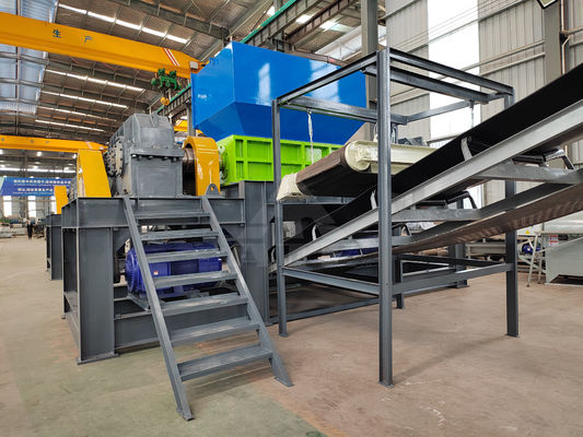 200-2200 mm Input Size Automatic Scrap Metal Plastic Shredder voor het recyclingproces