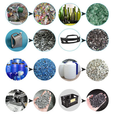 17000 kg/uur Capaciteit 2000 Aluminium blikken Rubber staal Plastic shredder voor het recyclen van metaal