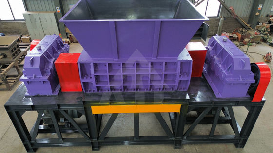 Compact twee schacht type 2000 Schroot Metal Hard Disk Plastic Cardboard Shredder Carton Shredder Machine