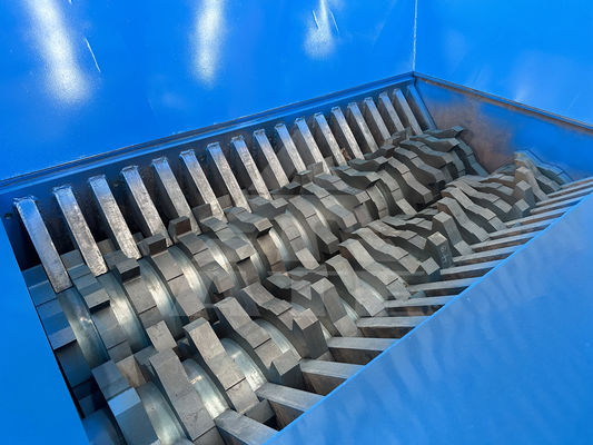 Dubbele schacht versnipper compact en milieuvriendelijk voor het verwijderen van plastic afval
