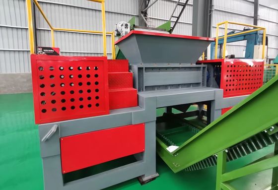 Dubbele schacht versnipper compact en milieuvriendelijk voor het verwijderen van plastic afval