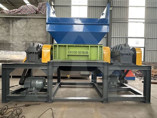 Doppelschacht afvalplasticcrusher voor metaal auto ijzer staal plastic fles shredder