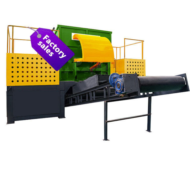 Afvalbandenbreker Dubbele schacht schroefmachine voor meubels Tafelstoel 2.8T Afvalrubber