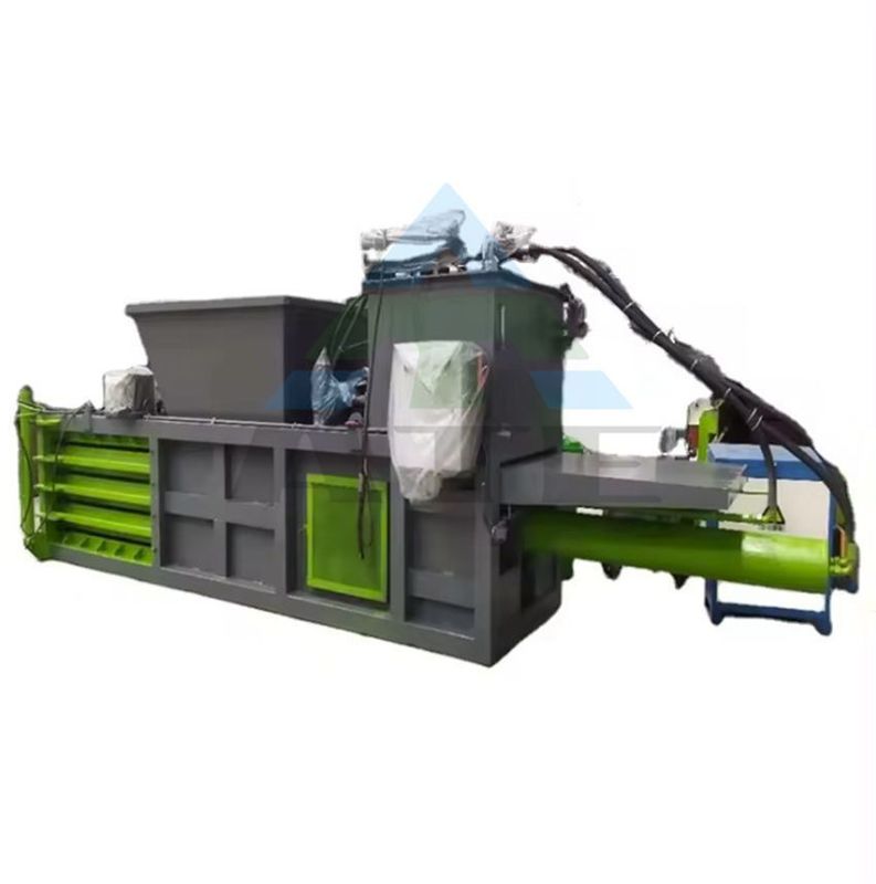Automatische horizontale verpakkingspers voor afvalpapier/karton 1230*1010*1530mm
