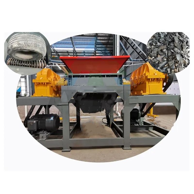 Sleutelwoorden Twee schacht plastic shredder voor duurzaam rubber crumb band shredding