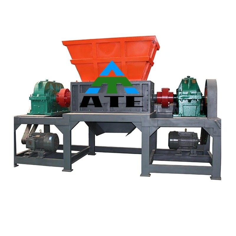 Rubber crumb afval Plastic houtband buis pallet shredder met 200-2200mm Input Size