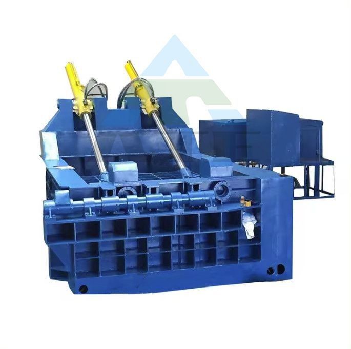 600*600 mm Baler Grootte Roestvrij staal Metalen Schroot Baler Press voor uw behoeften