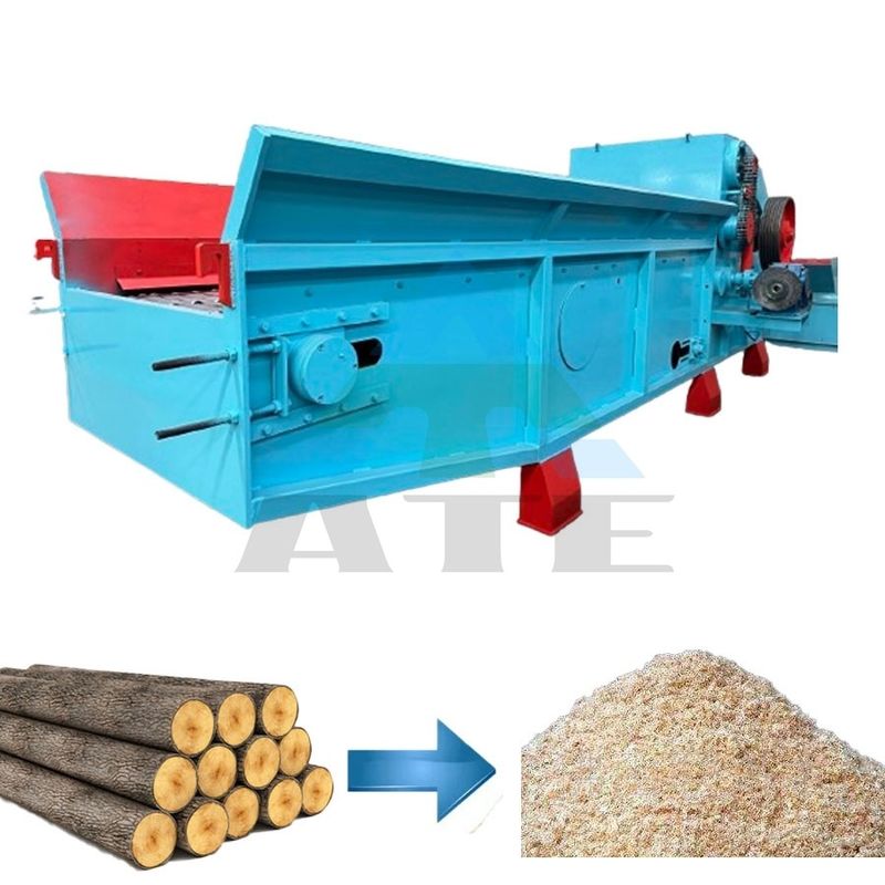 CE Heavy Duty Wood Plank Branch Crusher Machine Houtsplinten Houtbreker met een capaciteit van 2-3 t/h