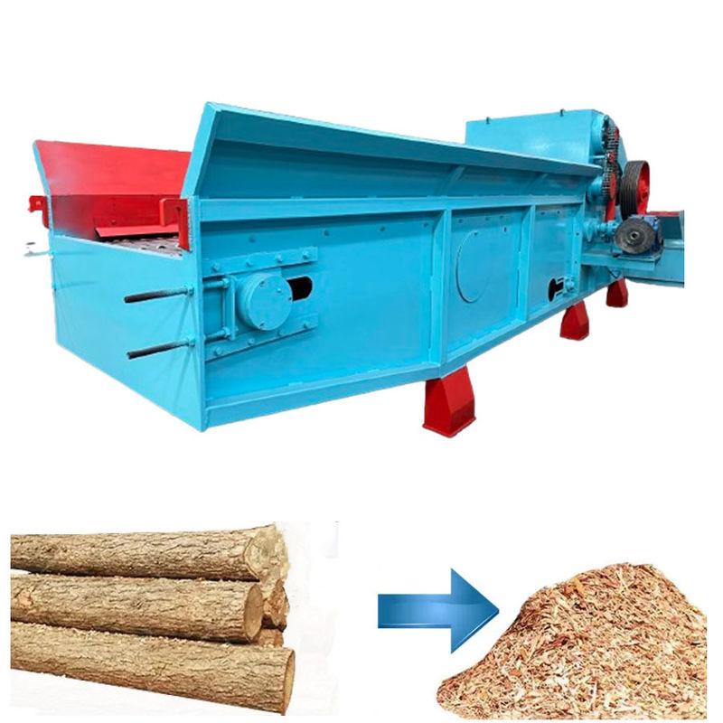 110 kW 8-10tph Diesel motor Biomassa Pellet Plant Drum Houttak Breukmachine Chips Chipper Breukmachine met goed