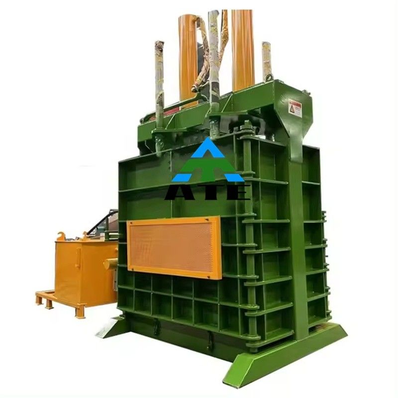 Verticale hydraulische balpers voor afval van plastic flessen voor huisdieren banden en afvalpapier