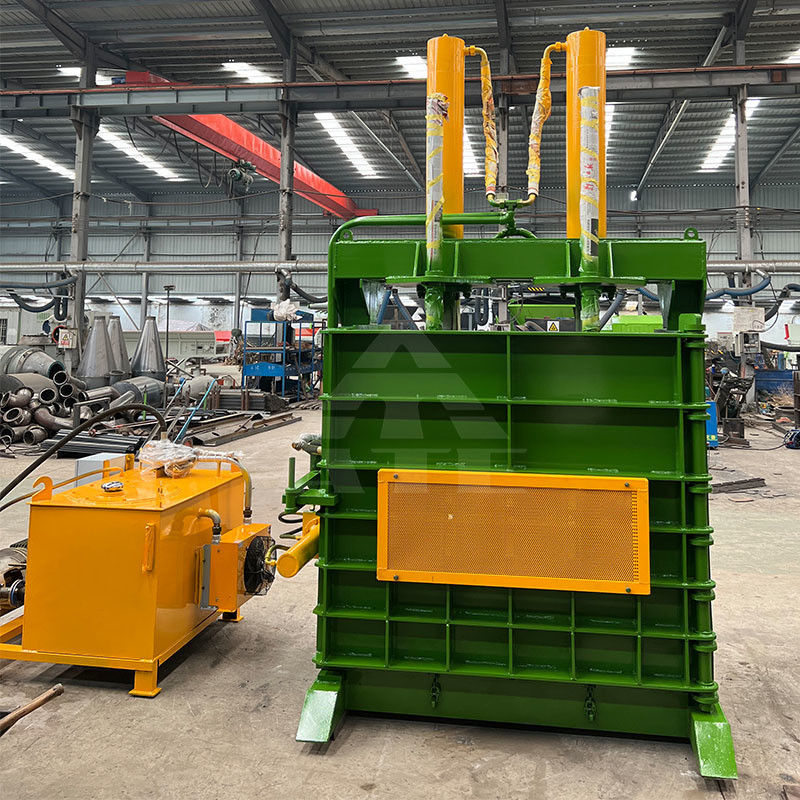Plastic Steel Belt Verticale Hydraulische Baler De perfecte oplossing voor auto band baling