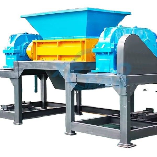 Mini-papierbreker Machine Shredder 1500L/H Capaciteit voor Rubber Crushed Plastic Scrap