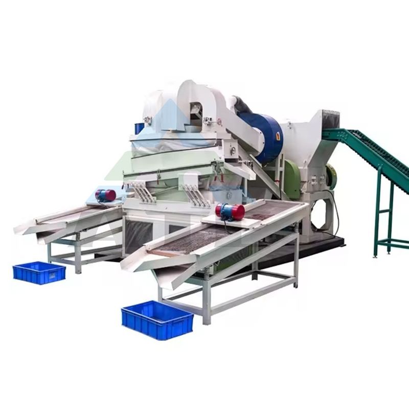 300-500 kg/h Schrootdraad Shredder Separatie Machine voor elektrische kabel recycling Plant