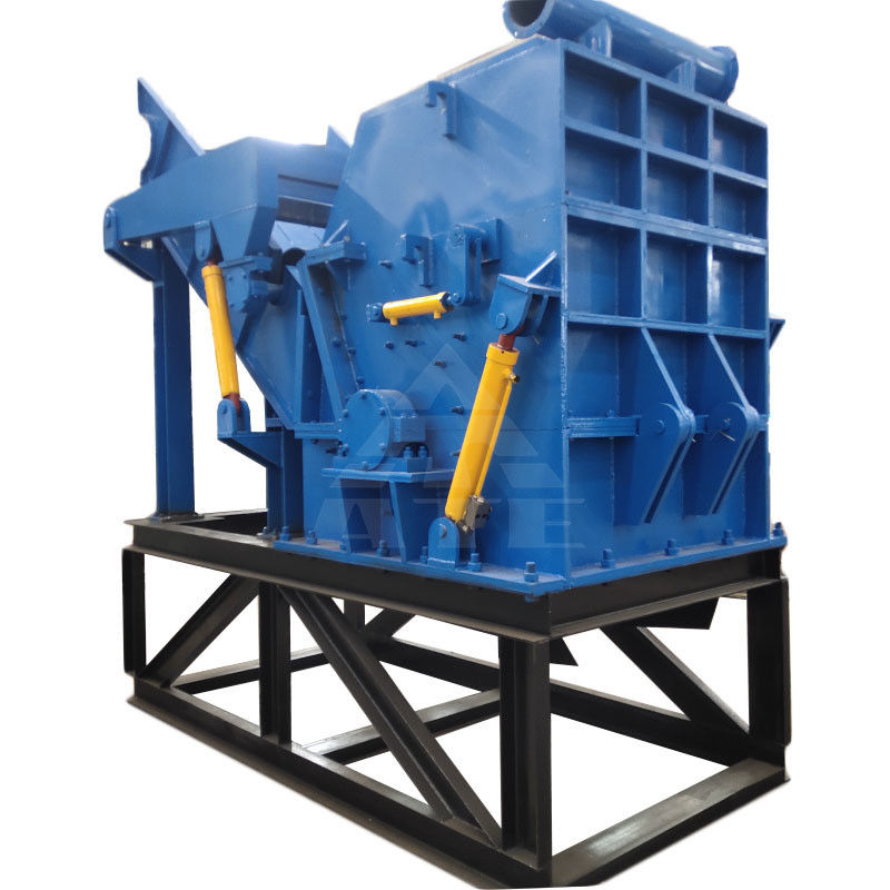 Recycle Scrap Tin Aluminium Frame met en gemakkelijk te bedienen Metal Shredder Crusher Machine