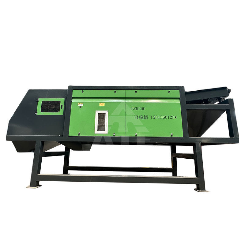 98-99% afscheidingspercentage motorafvalsortingsmachine met ijzeren zandmagnetische scheider