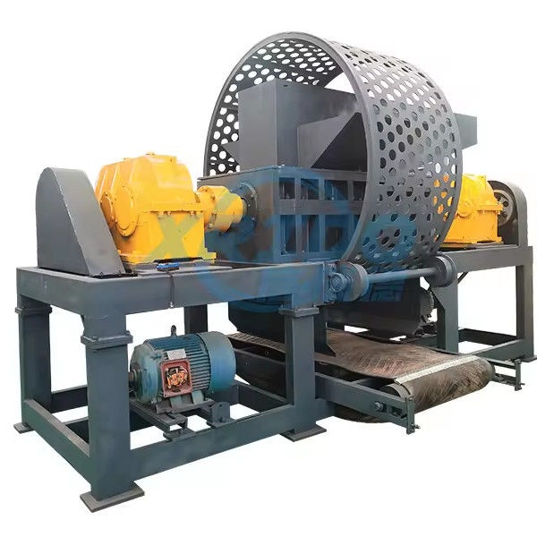 Recyclingindustrie banden versnippermachine voor draadbanden 2200 kg Gewicht Duurzaam ontwerp