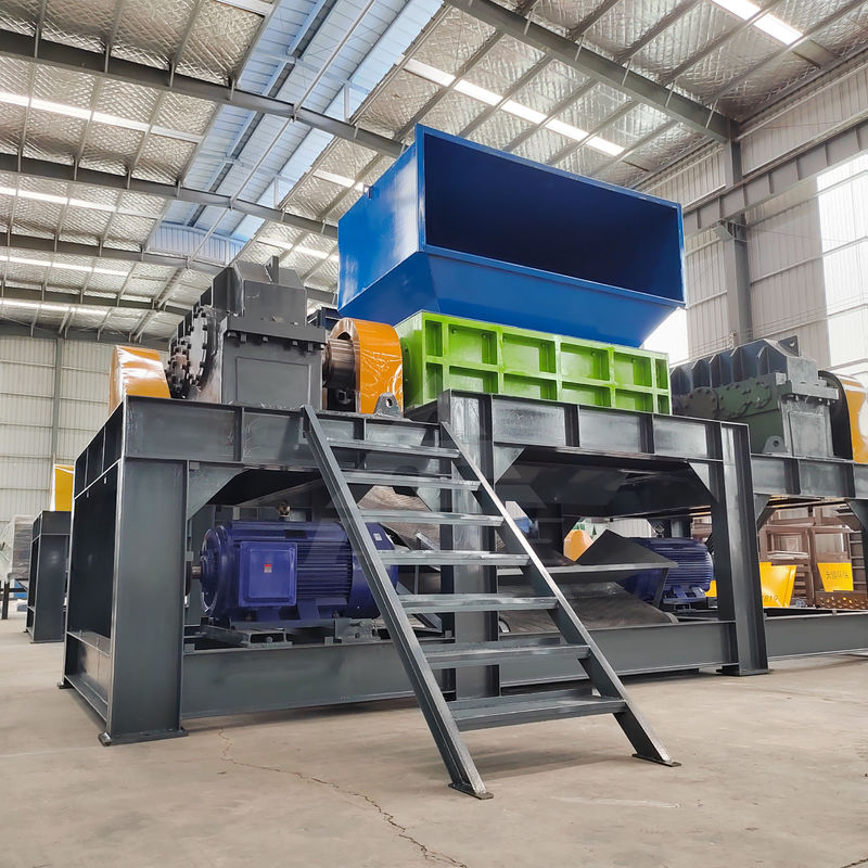 30kW krachtige zware plastic emmer shredder voor auto metaal en wanddikte