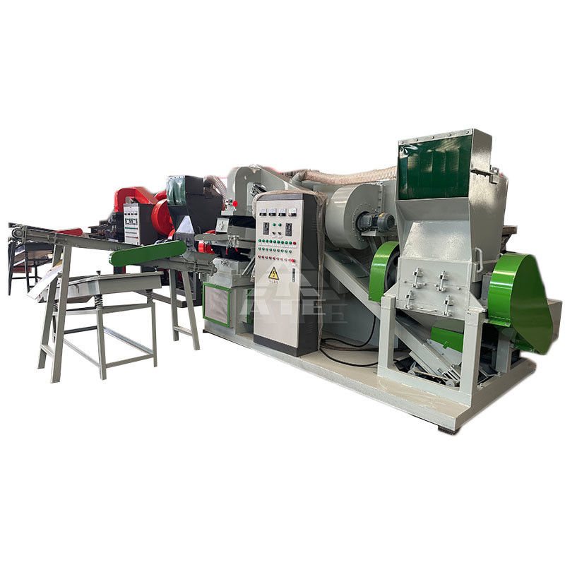 300-500 kg/uur capaciteit Koperdraad recycling machine voor automatische kabel granulator