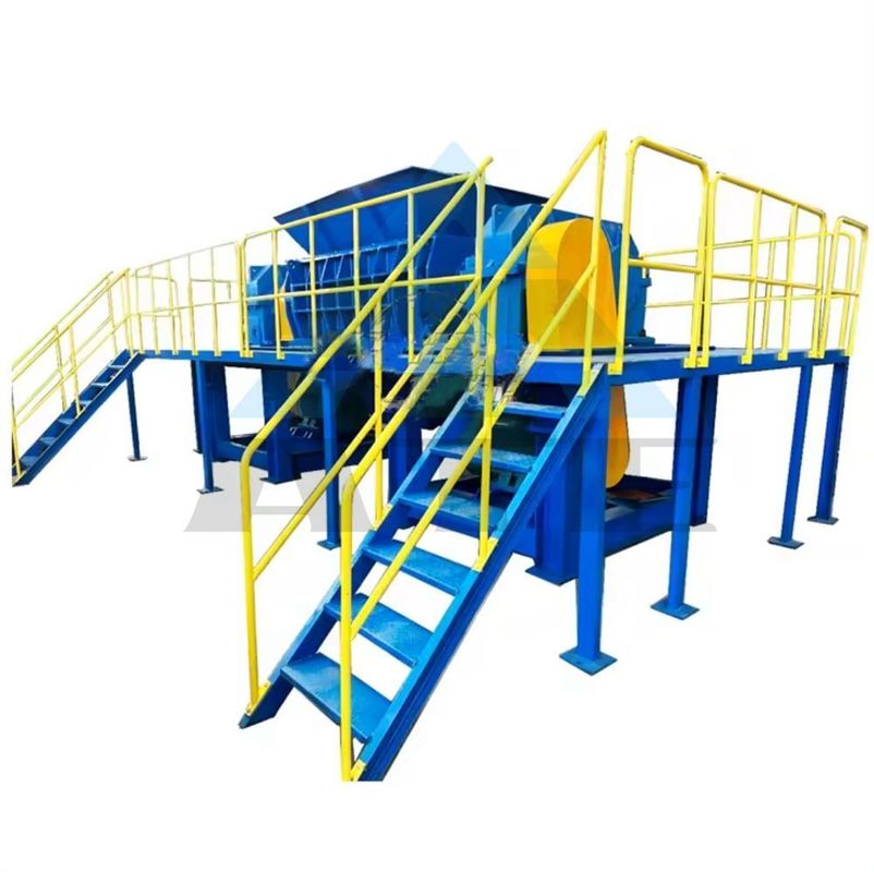PLC-controle staalschroefmachine voor recycling van afvalbanden en productie van rubberpoeder