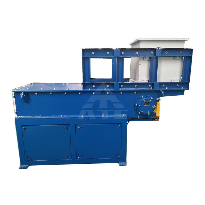 300-500 kg/uur Productiecapaciteit Eenastige mini karton- en plastic rubbershredder