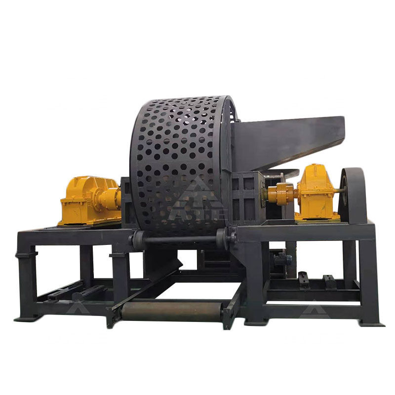 Doppelschachtband primaire versnipper afvalband versnipper voor eindproduct van rubberdeeltjes