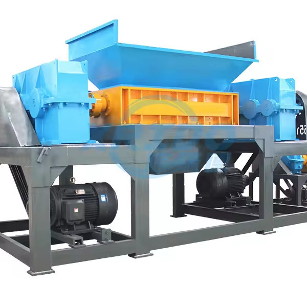 Rubber Metal Shredder Plastic Recycling Machine met en kleine restjes Gewicht T van 2.5